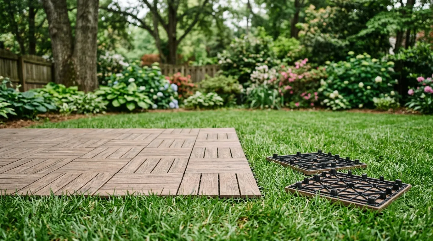 Can You Put Deck Tiles on Grass or Dirt?