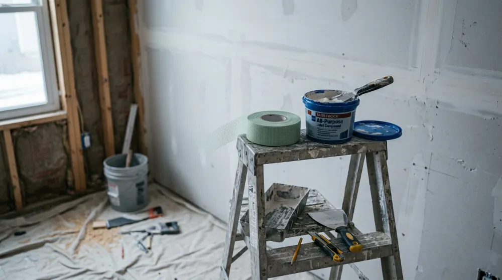 How Much Drywall Mud and Tape Do I Need?