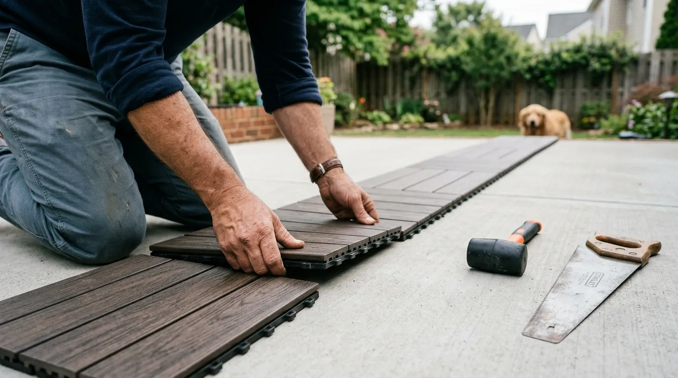 How to Install Deck Tiles