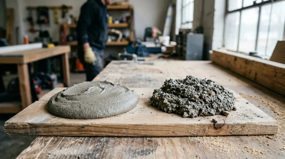 Mortar vs Concrete