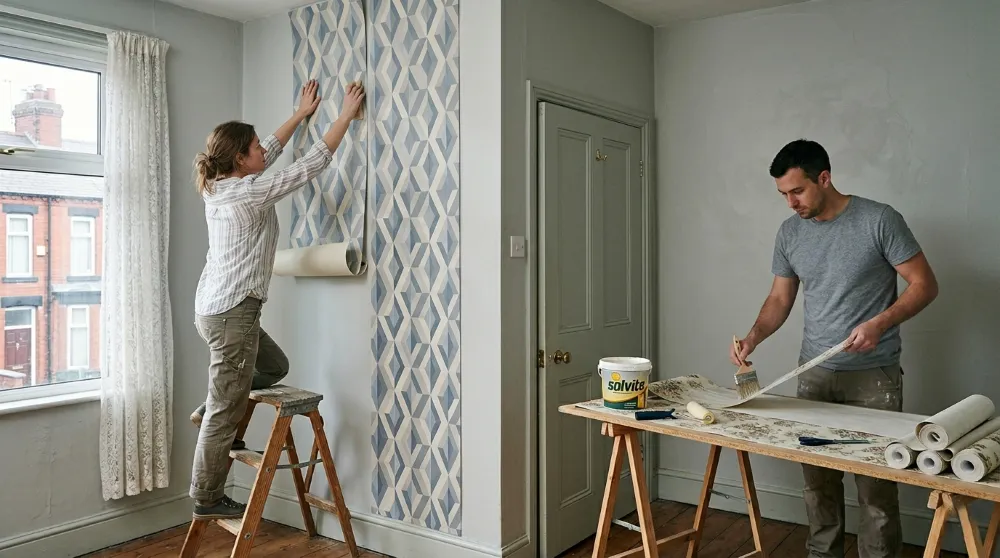 Peel-and-Stick vs Traditional Wallpaper