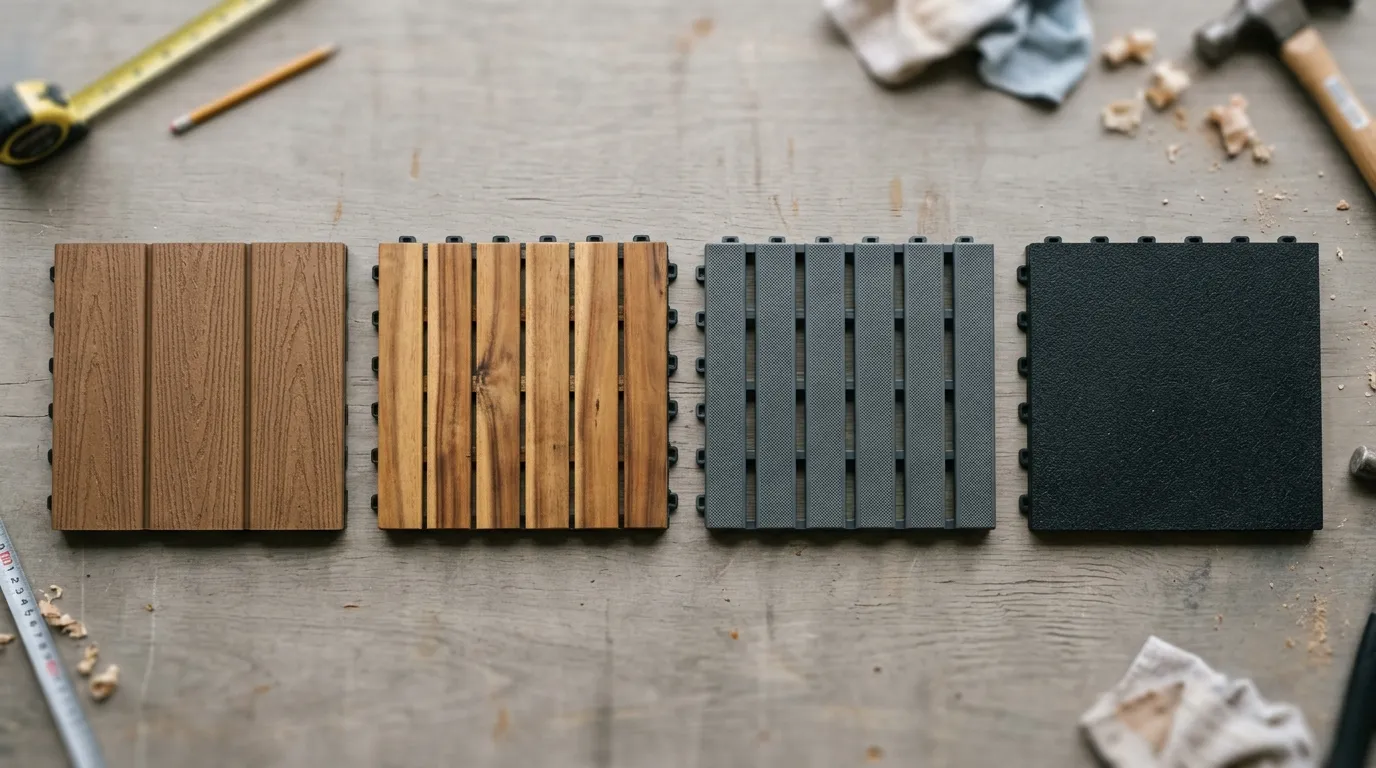 Types of Deck Tiles Compared