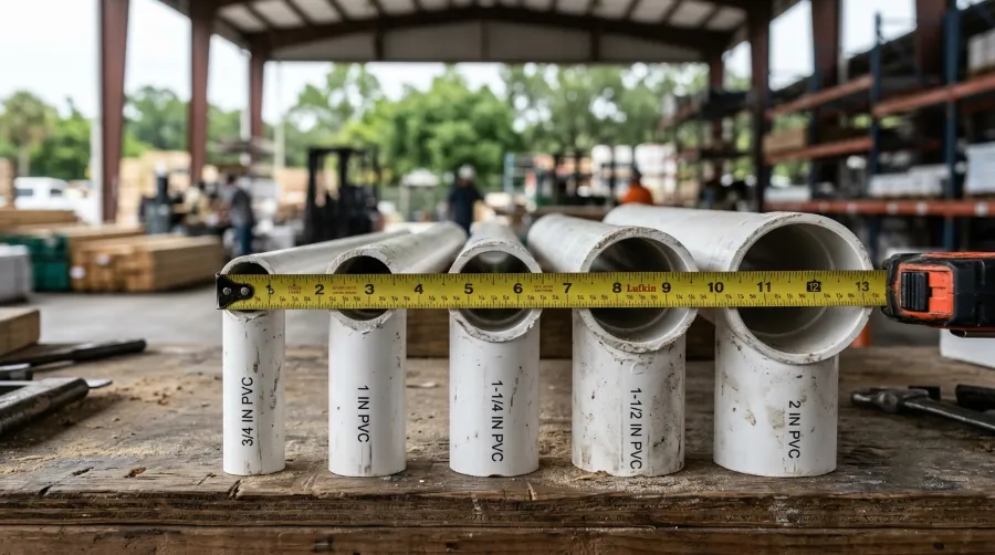 Sprinkler Pipe Size Chart